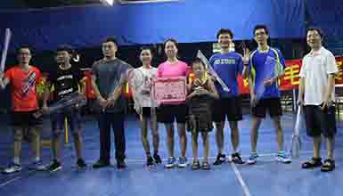 深圳九洲电器第十届羽毛球赛